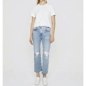AG Adriano Goldschmied Kinsley Contour 360 Pop Crop Jeans size 24